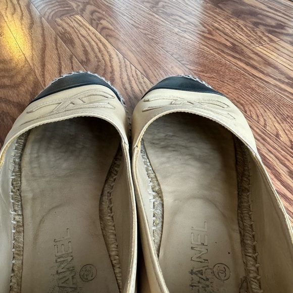 CHANEL Lambskin Espadrilles